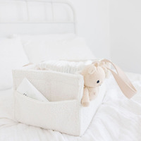 Vente chaude grande capacité Teddy bébé couche Caddy organisateur Style moderne voyage couches stockage sac fourre-tout nouvelle couleur