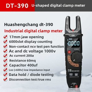 Huashengchang เครื่องวัด DT-390ดิจิตอลความแม่นยำสูง, เครื่องวัดกระแสไฟฟ้าดิจิตอลมีความแม่นยำสูงจอแสดงผลแบบอัตโนมัติเต็มรูปแบบสำหรับแอมมิเตอร์สำหรับเครื่องมือทดสอบ <span class=keywords><strong>CEM</strong></span> - Product Image 4
