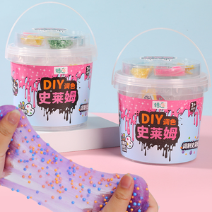Kit de slime à mélanger soi-même avec des perles en mousse, jouet sensoriel extensible pour enfants - Product Image 1