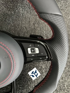 <span class=keywords><strong>Volante</strong></span> de Cuero de Alta Calidad para Volkswagen VW Polo Golf R <span class=keywords><strong>6</strong></span> 7 8 MK6 MK7 <span class=keywords><strong>GTi</strong></span> Passat B7 B8 Jetta - Product Image 3