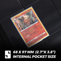 Classeur pour Cartes à Collectionner 9 Poches, Couverture en Cuir PU, Album de Rangement pour Cartes YuGiOh TCG, Jeux et Cartes Sportives, Couverture Personnalisable