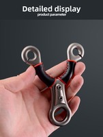 Slingshot de tir en acier inoxydable avec bande élastique circulaire haute précision DY -- Modèle Wandering pour la pêche au poisson