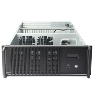 4U Rackmount Trường Hợp Máy Tính Cho Ai Ứng Dụng 13*15 "LCD Adapter 8*3.5" HDD 19Inch Với 13*15 "MB Adapter Trong Kho - Product Image 4