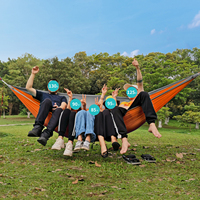 Hamac Parachute Hamac suspendu Chaise avec sangle d'arbre Portable Camping en plein air Hamac pas au détail