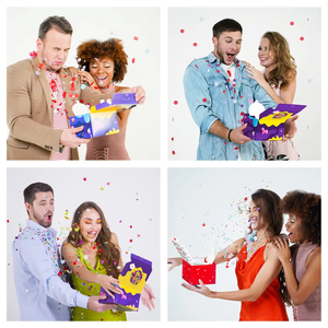 Carte pop-up, boîte surprise d'anniversaire, effet d'explosion pour femmes, hommes, filles, garçons, boîte cadeau en espèces avec impression en relief - Product Image 6