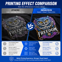 Encre pigmentée DTF à base d'eau CMYK+BLANC pour imprimantes I3200 I3200-E1 DX4 DX5 DX6 DX7 DX11 TFP XP600 4720 TX800 Service OEM