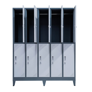 Armoire casier métallique, mobilier commercial, casier extérieur en métal pour école, casier de rangement 9, 12, 15, 18, 24 portes, casier de gym à vendre - Product Image 6