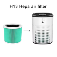 Cigare brevet personnel meilleur mini purificateur d'air domestique intelligent fumée chine 2024 filtre hepa purificateur d'air