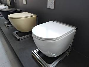 <span class=keywords><strong>WC</strong></span> <span class=keywords><strong>suspendu</strong></span> moderne à jet tourbillon, Sanitaire mural européen, Commode suspendue à jet tourbillon - Product Image 2