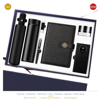 Coffret Cadeau d'Affaires Personnalisé avec Logo, Tasse Métallique Isotherme Style Chinois, Bloc-Notes à Boucle Magnétique – Idéal pour Événements, Clients et Employés