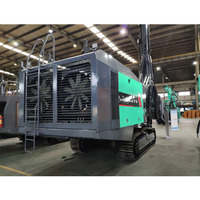 Foreuse de trous de forage de surface HFGA47S DTH 35m avec moteur diesel mobile 328kW, composants de boîte de vitesses, roulements
