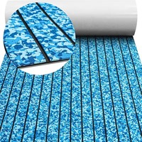 Tapis de sol de bateau camouflage en mousse EVA antidérapants, imitation teck, pour yacht, camping-car, kayak, jet ski