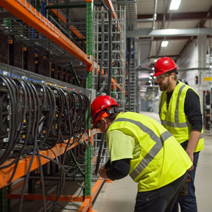 Contenedor de minería de Bitcoin Drolinbox de 40 pies con sistema de refrigeración por agua, 192 servidores S19 de alta densidad, llave en mano, CE - Refrigeración de 40 pies - Product Image 2