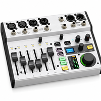 Console de mixage numérique Flow8 avec Bluetooth, mini mixeur audio numérique pour studio à domicile, enregistrement, podcast et streaming