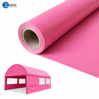 Bâche PVC blanche occultante à 100 %, enduite au couteau, 850 g/m², 1000D, ignifuge, pour toit et paroi latérale de grande tente événementielle