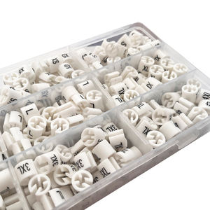 Marcadores <span class=keywords><strong>de</strong></span> talla <span class=keywords><strong>de</strong></span> <span class=keywords><strong>ropa</strong></span> <span class=keywords><strong>de</strong></span> plástico blanco con XXS a 4 marcadores <span class=keywords><strong>de</strong></span> suspensión XL Kit surtido Etiquetas <span class=keywords><strong>de</strong></span> números a presión <span class=keywords><strong>de</strong></span> <span class=keywords><strong>ropa</strong></span> - Product Image 3
