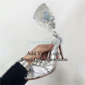 Zapatos de Mujer, Tacones Altos, Zapatos de Vestir, Sandalias de Una Sola Tira, Punta Abierta, Estilo <span class=keywords><strong>Stiletto</strong></span> con Perlas - Product Image 2