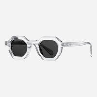 Lunettes de soleil de luxe pour femmes, de haute qualité, noires, UV400, style streetwear, de marque, en acétate, OEM