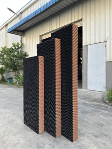 HME H03 New Black Cooling <b>Pad</b> Made Polymer Cellulose Evaporative 1800x600x150mm Vietnam Manufacturer Super Cooling Efficient - Product Image 1