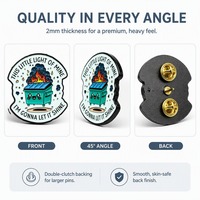 Broche de aleación de zinc esmaltado al por mayor, diseño geométrico vintage, insignia de solapa, accesorio de moda para ropa y mochila, regalo