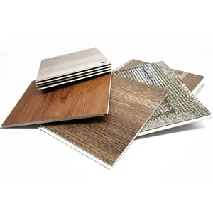 Piso de vinilo impermeable SPC de 4mm SPC, baldosas de plástico para suelo, suelo SPC de 5mm para uso doméstico y comercial - Product Image 1