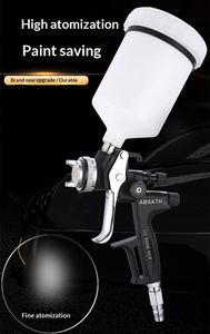 Hoge kwaliteit HVLP spuitpistool W-40 verfspuitpistool 1.3mm spuitmond watergedragen professioneel zwart luchtspuitpistool airbrush voor auto - Product Image 2