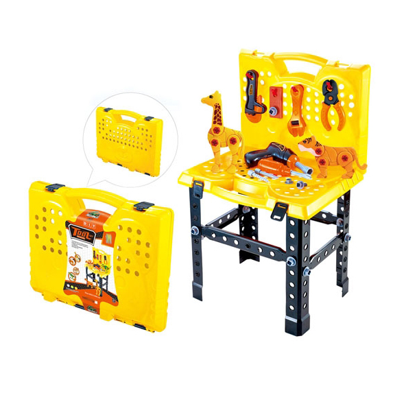 Игрушечный домик, набор инструментов для творчества, пластиковый комплект инструментов для ролевых игр для мальчиков