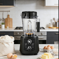 Mixeur Électrique Commercial Robuste 757B Haute Vitesse, Capacité 2,5L, 6 Lames, 5+ Vitesses, Moteur en Cuivre Pur, Silencieux, Usage Domestique