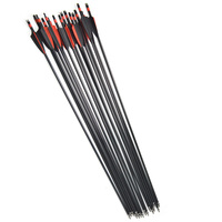 Flèche en fibre de verre pour tir à l'arc, 31,5 pouces, tige en fibre de verre composite pour tir à l'arc recurve/compound/longbow