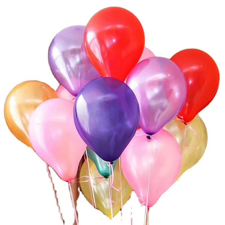 Latex 10 Zoll 2,2g Perle Latex Luftballons Perlmutt Gummi Neue Farben Fisch Party Dekoration Unisex Set Werbe spielzeug Gedruckt