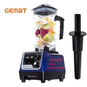 Mixeur électrique industriel pour aliments, Smoothie, batteur et broyeur 2200W, ustensile de cuisine