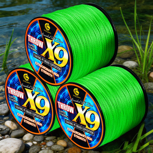 YACUMA OEM/ODM 300M/500M X9 Ligne <span class=keywords><strong>de</strong></span> <span class=keywords><strong>pêche</strong></span> tressée flottante verte <span class=keywords><strong>invisible</strong></span> durable légère multifilament PE pour rivière et lac - Product Image 1