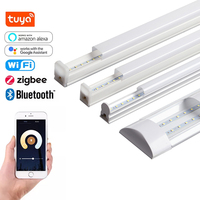 Lumière de ligne intégrée d'intérieur 0.3M 0.6M 0.9M 1.2M 5W 10W 14W 18W T5 T8 contrôle intelligent Tube de lumière LED
