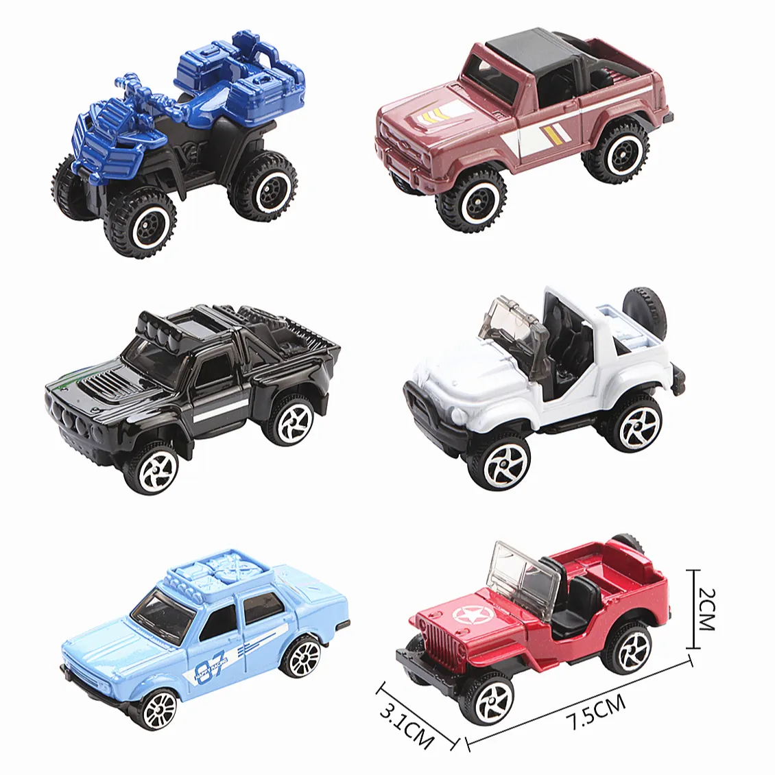 1:64 Hochwertiges Werbe spielzeug Diecast Miniature Metal Toy Car