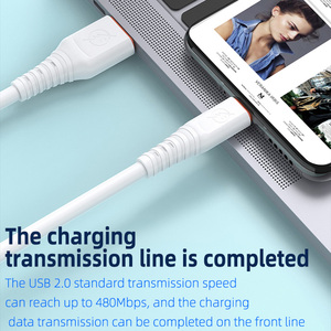 Hot bán TPE chất liệu 6A sạc nhanh <span class=keywords><strong>USB</strong></span> Cable Type-C sạc nhanh cho Xiaomi/Huawei/Samsung - Product Image 2