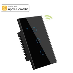 Interruptor de Luz Táctil Inteligente Smart <span class=keywords><strong>Apple</strong></span> 2Gang <span class=keywords><strong>Homekit</strong></span> Smart Life 10A con Control por Voz Inteligente Wi-Fi - Product Image 3