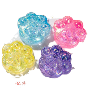 Juguetes Sensoriales de Plástico Suave con Forma de Pata de Gato al por Mayor, Juguetes Antiestrés Creativos con Forma de Fruta para Adultos y Niños - Product Image 3