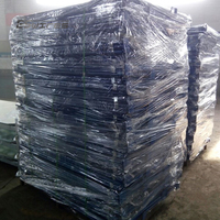 Boîte en treillis métallique pour palettes en acier doux Q235, revêtement poudré, pour entrepôt sécurisé et stockage sécurisé
