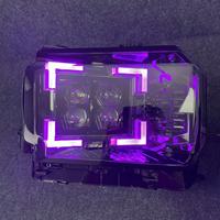 Kit de modification de phares LED pour modèles Jetour Traveler T2 2023-2025, version RGB à quatre lentilles, grand modèle OLIVER