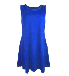 Vestido de Verano Casual para Mujer, Vestido Tipo Camiseta, Traje de Playa, Vestido Elegante Plisado Liso - Product Image 4