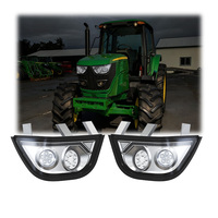 Phare LED à faisceau long 60W avec feu de position homologué Emark R148 R10 pour John Deere série R/M