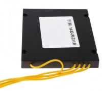 Divisor Óptico PLC SC/UPC 1x4, Caja de ABS de 1M con Conector, Tipo de Caja de Divisor de Fibra