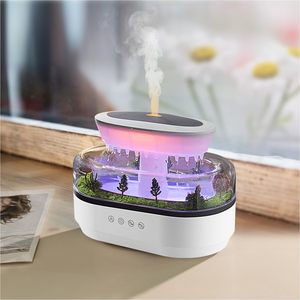Diffuseur d'huiles essentielles parfumées effet <span class=keywords><strong>pluie</strong></span>, humidificateur d'air intelligent à brume froide, <span class=keywords><strong>bruit</strong></span> blanc, micro-paysage végétal, humidificateur d'air effet goutte de <span class=keywords><strong>pluie</strong></span>, diffuseur d'arômes avec certifications CE et RoHS - Product Image 6