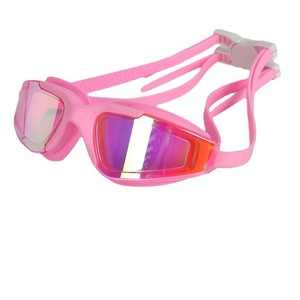 Gafas de Natación con Lentes de Policarbonato Electrochapadas Antivaho, Universales para Adultos, Modelo YJ-17 - Product Image 1