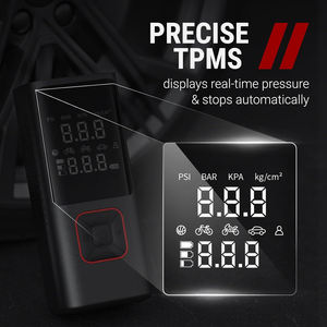 Pompa udara mobil otomatis, nirkabel portabel tanpa kabel, kompresor pompa udara mobil bahan ABS <span class=keywords><strong>Inflator</strong></span> ban - Product Image 4