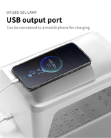 Lampe à ongles LED UV haute puissance 72W SNRQI de qualité supérieure, personnalisable en usine, prix de gros, lampe à ongles en gel LED L6