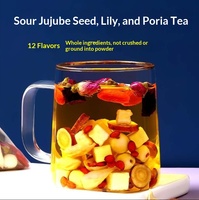 Tisane aux graines de jujube, lys et poria, dattes rouges 10g, origine Anhui, infusion florale