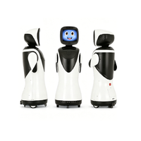 Robot de Recepción con IA y Pantalla Facial, Robot Guía de Bienvenida con Movimiento Autónomo para Vestíbulos Corporativos, Bancos, Oficinas y Servicio de Visitantes