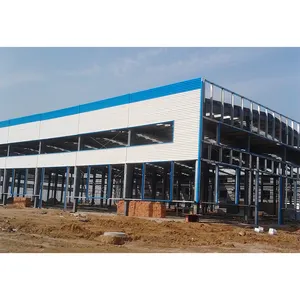 Pole steel kits fast construction metal beams light i column pre made warehouse with good price