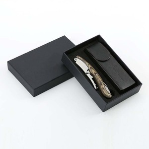 Biểu Tượng Tùy Chỉnh Hiện Đại Ô Liu Xử Lý Thép Không Gỉ Rượu Vang Mở Chai Với Lá Cắt Cho Sommeliers Và Rượu Vang Bồi bàn - Product Image 5